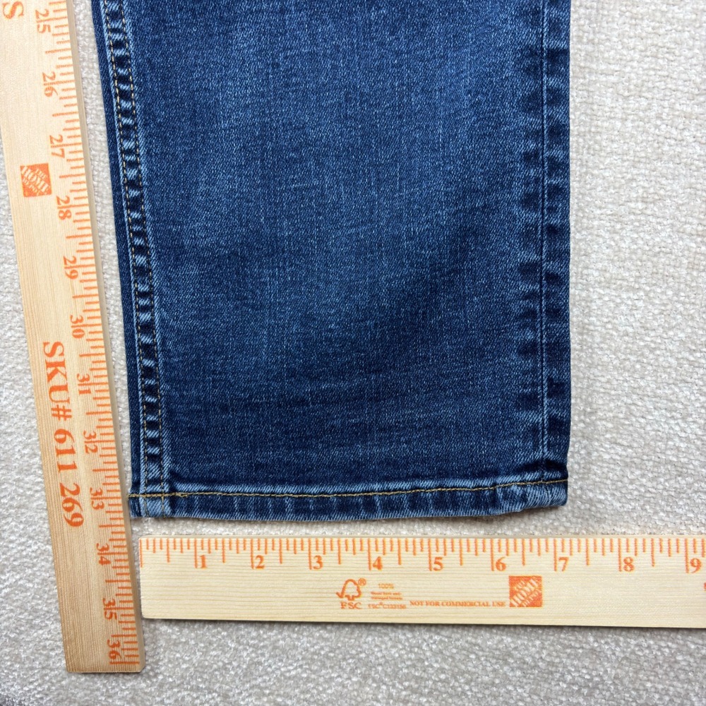 Hudson Blake Slim Straight Mens Jeans Size 33 Dark Indigo Blue NM275ZTM8 NWT - Picture 6 of 7